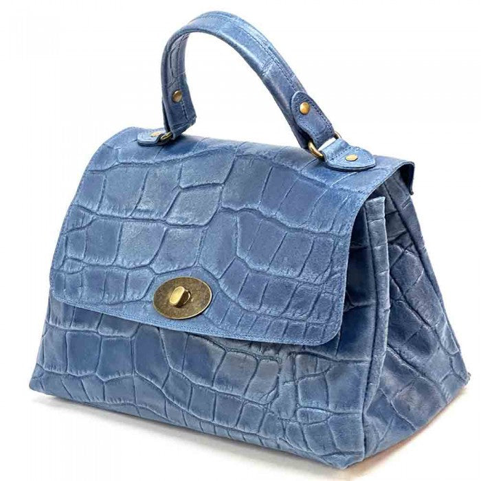 Natalina Cow Leather Messenger Bag