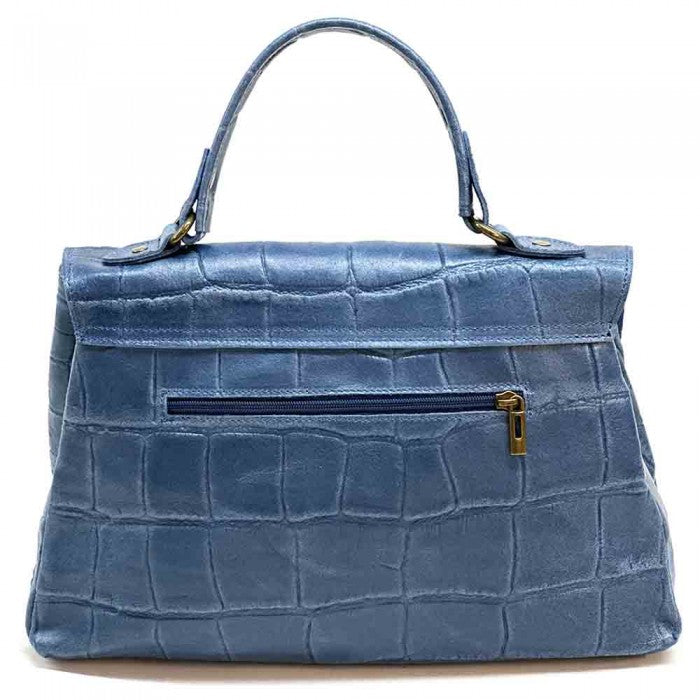 Sac messager Irma en cuir de vachette