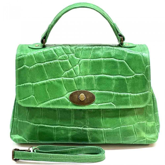 Natalina Cow Leather Messenger Bag