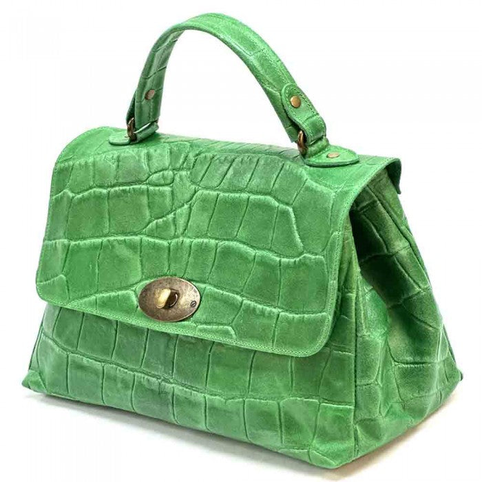 Sac messager Irma en cuir de vachette