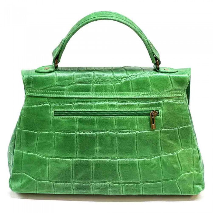 Sac messager Irma en cuir de vachette