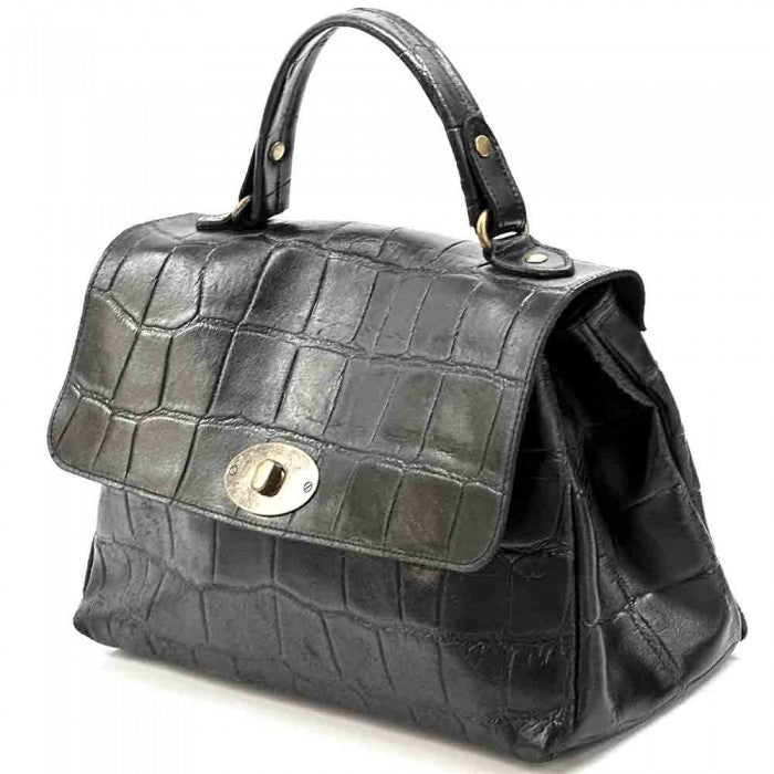Sac messager Irma en cuir de vachette