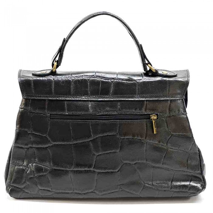 Sac messager Irma en cuir de vachette