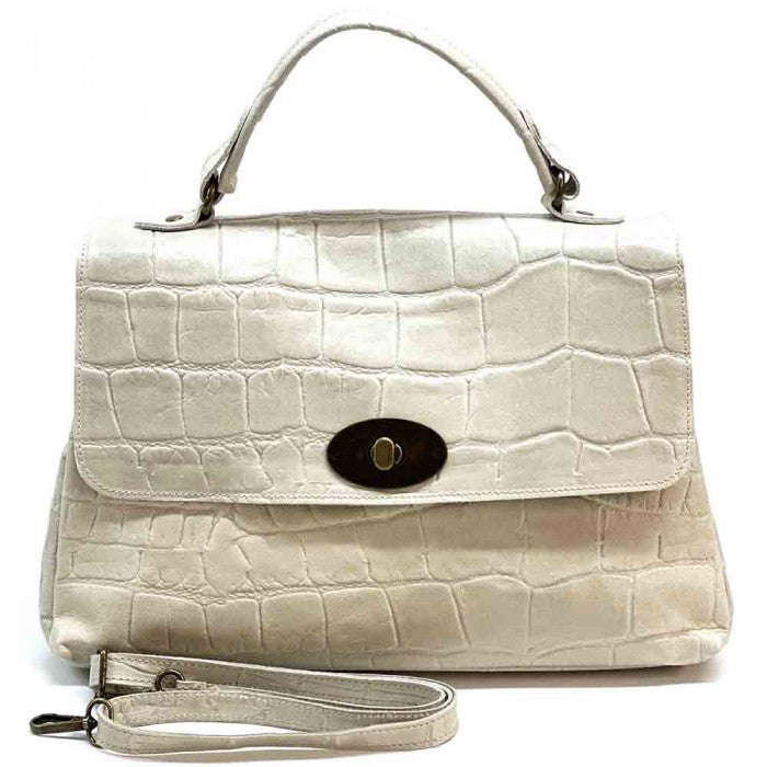 Natalina Cow Leather Messenger Bag