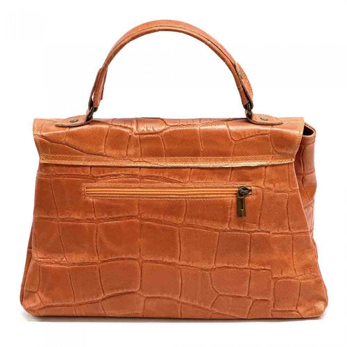 Sac messager Irma en cuir de vachette