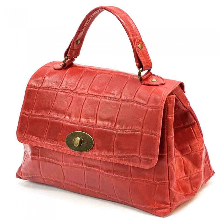 Sac messager Irma en cuir de vachette