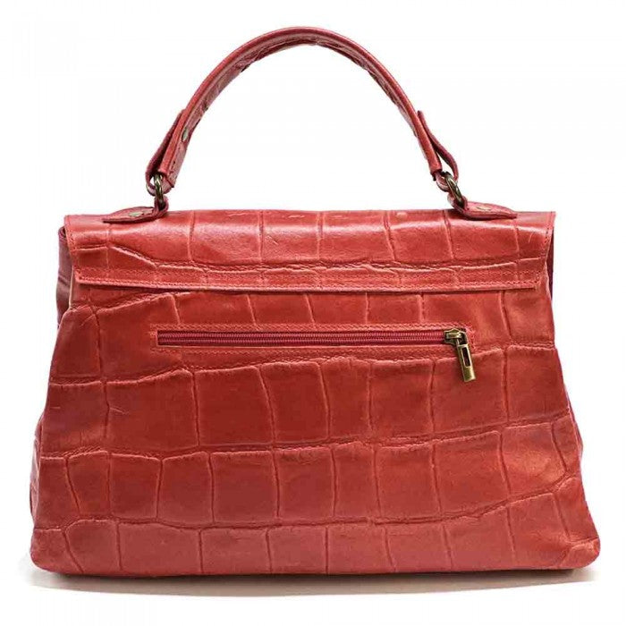 Sac messager Irma en cuir de vachette