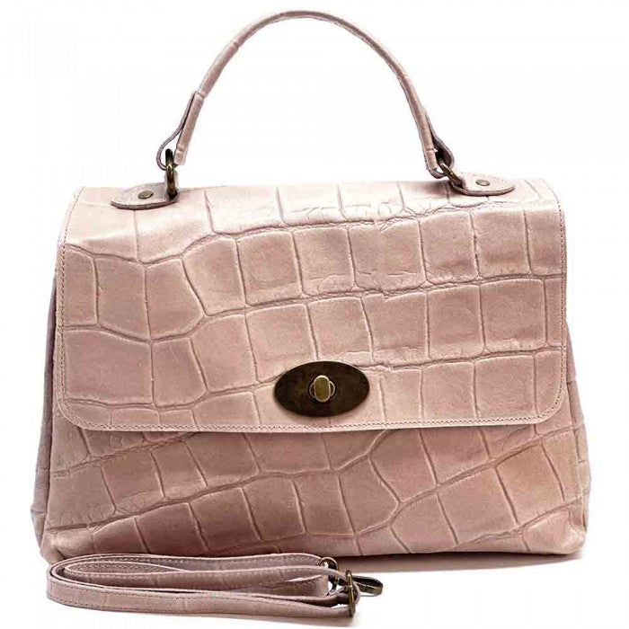 Sac messager Irma en cuir de vachette