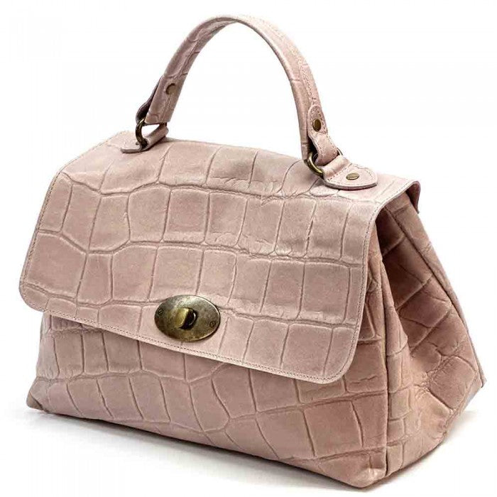 Sac messager Irma en cuir de vachette