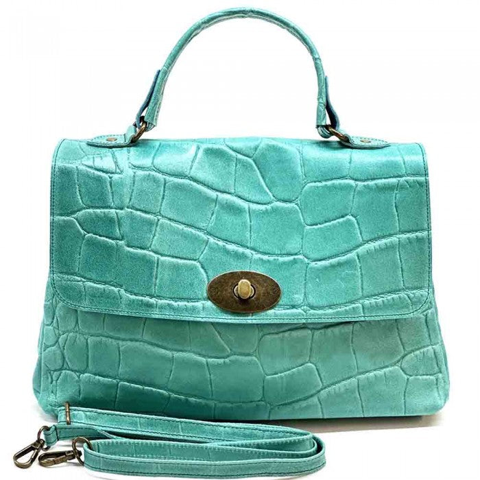 Natalina Cow Leather Messenger Bag