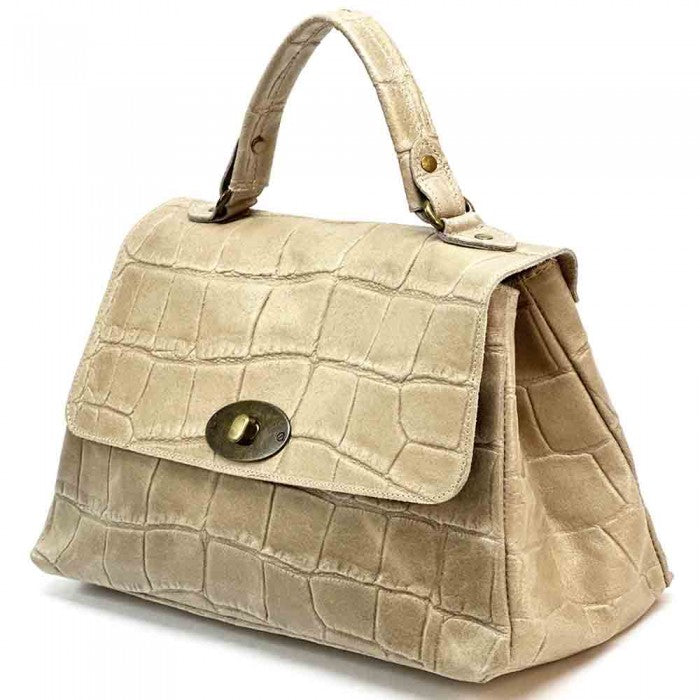 Natalina Cow Leather Messenger Bag