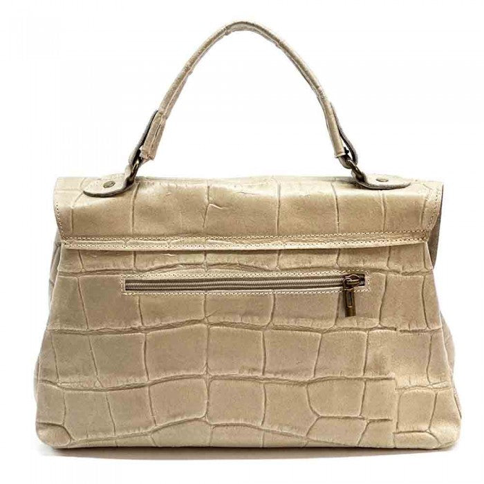Sac messager Irma en cuir de vachette
