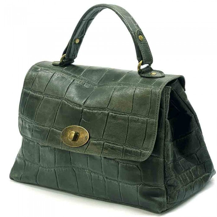 Sac messager Irma en cuir de vachette
