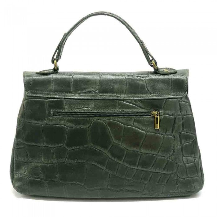 Sac messager Irma en cuir de vachette