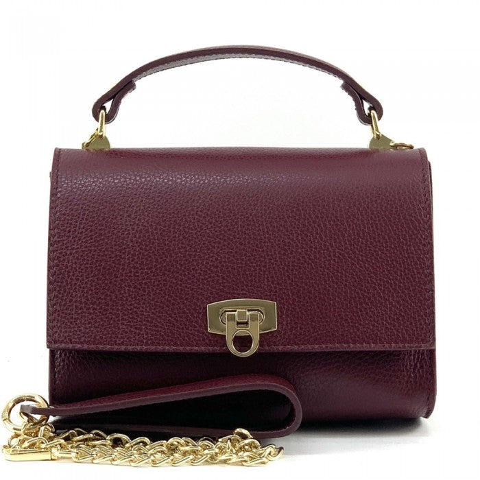 Sac bandoulière en cuir Guendalina