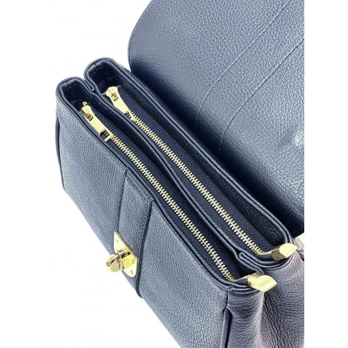 Diamante leather bag