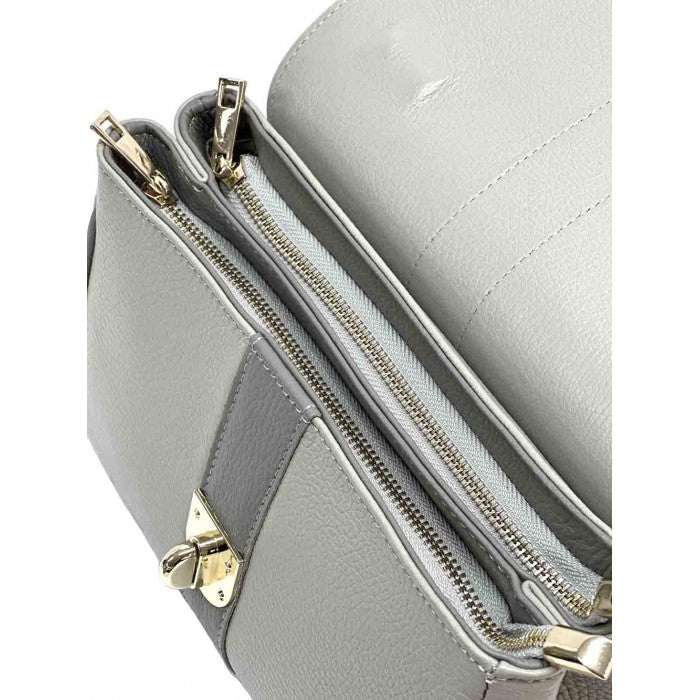 Diamante leather bag