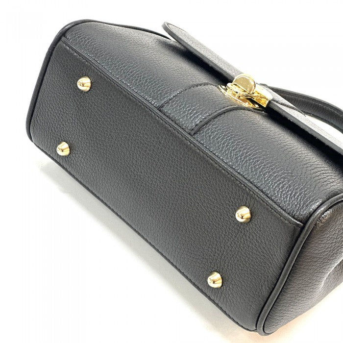 Diamante leather bag