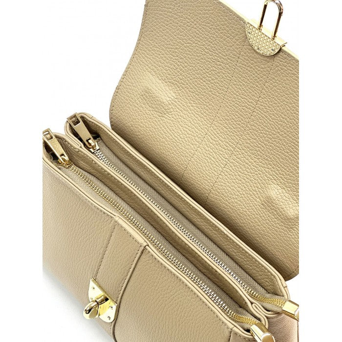 Diamante leather bag