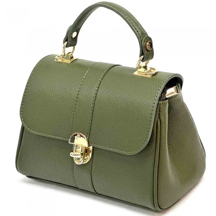 Diamante leather bag