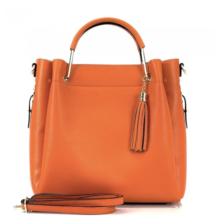 Selene leather handbag