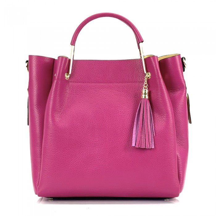 Selene leather handbag