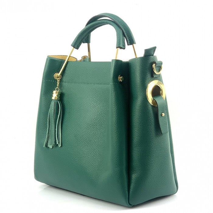 Selene leather handbag