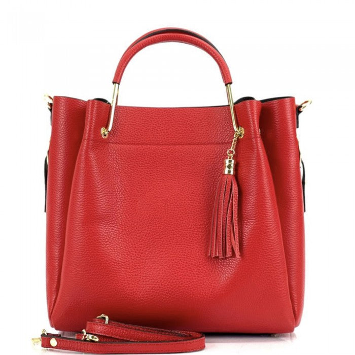 Selene leather handbag