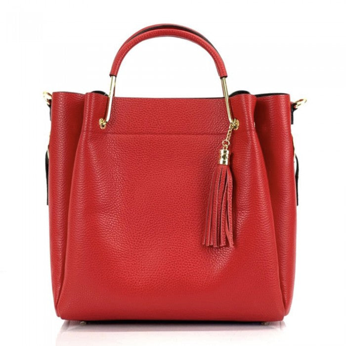 Selene leather handbag