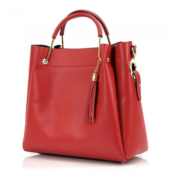Selene leather handbag