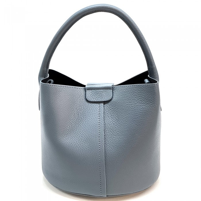 Agostina Leather Bucket Bag