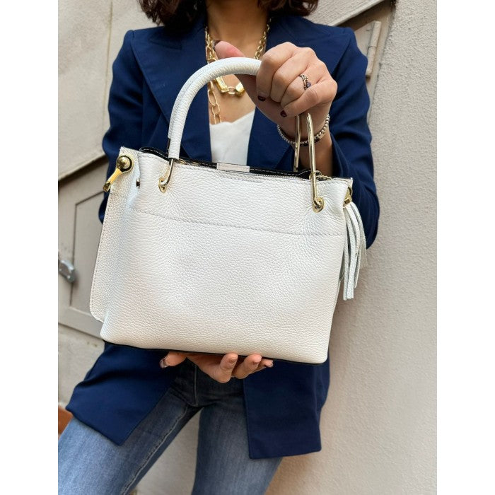 Sac à main en cuir Cloe 