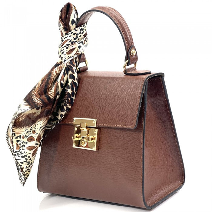 Petit sac à main en cuir Flavia Mini Tote