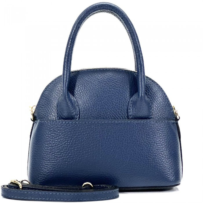 Sac coquillage en cuir italien Fabrizia
