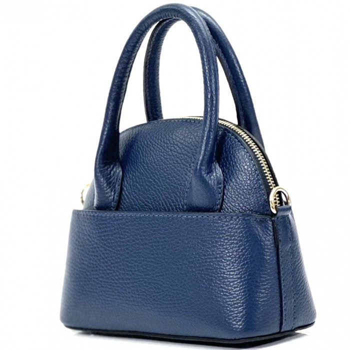 Sac coquillage en cuir italien Fabrizia