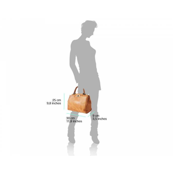 Sac à main en cuir Eloisa 