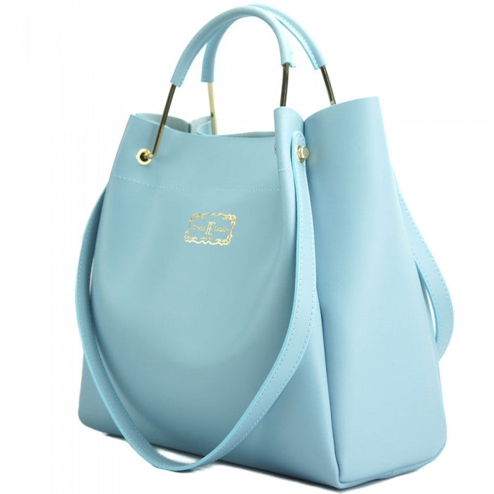 Selene leather handbag