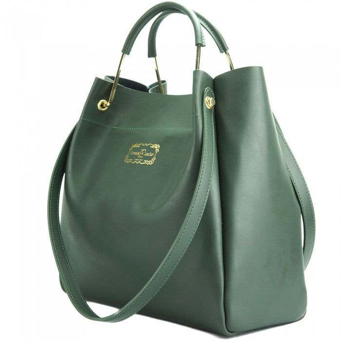 Selene leather handbag