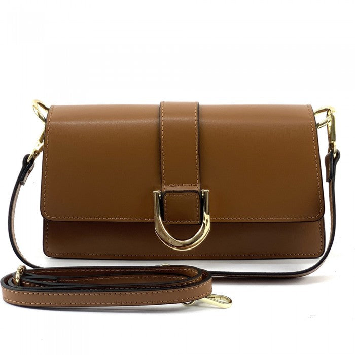 Sac bandoulière en cuir de vachette Viola 